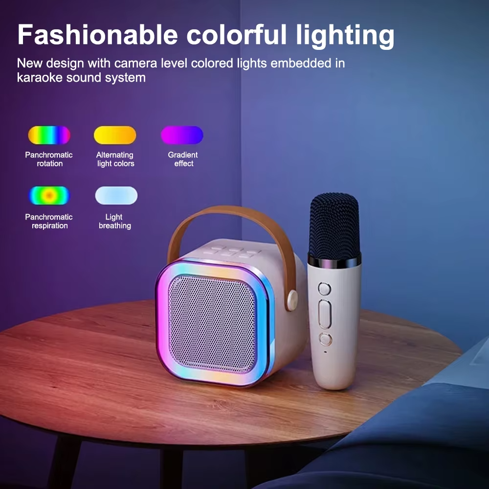 Professional Singing Bluetooth Speaker with Wireless Karaoke Microphone